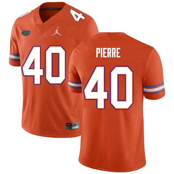 Men #40 Jesiah Pierre Florida Gators College Football Jerseys Sale-Orange - Click Image to Close
